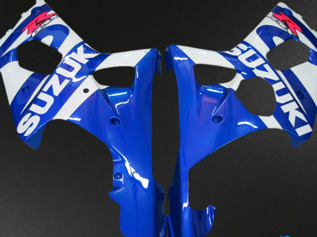 Suzuki GSXR1000 (2000-2002) Blue & White Style 1 - Fairing Kit