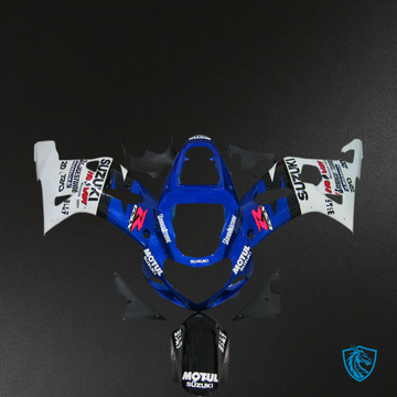 Suzuki GSXR1000 (2000-2002) Blue & White Style 2 - Fairing Kit