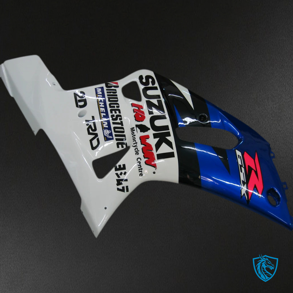 Suzuki GSXR1000 (2000-2002) Blue & White Style 2 - Fairing Kit