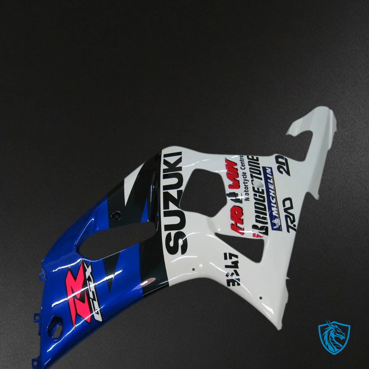Suzuki GSXR1000 (2000-2002) Blue & White Style 2 - Fairing Kit