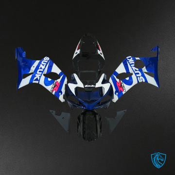 Suzuki GSXR1000 (2000-2002) Blue & White Style 3 - Fairing Kit