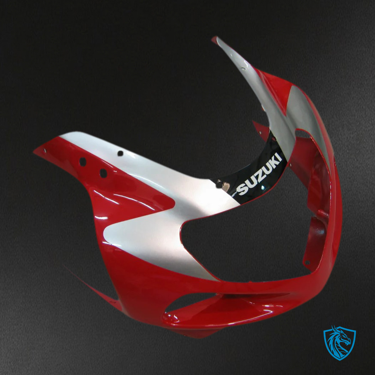 Suzuki GSXR 1000 (2000-2002) Red & Sliver - Fairing Kit