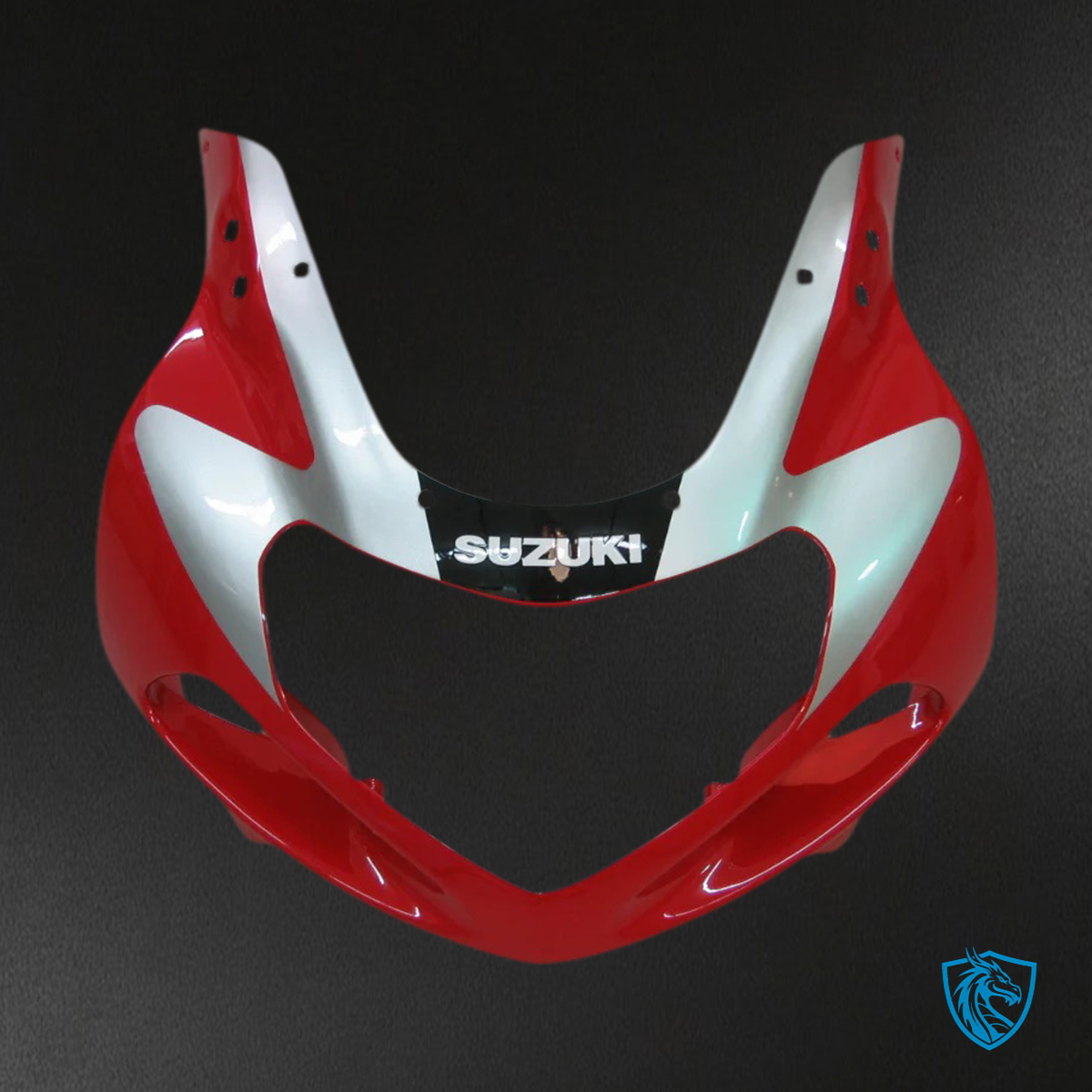 Suzuki GSXR 1000 (2000-2002) Red & Sliver - Fairing Kit