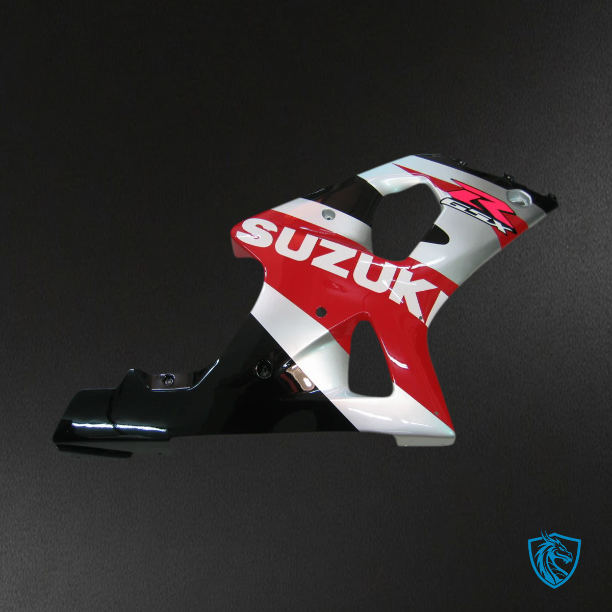 Suzuki GSXR 1000 (2000-2002) Red & Sliver - Fairing Kit