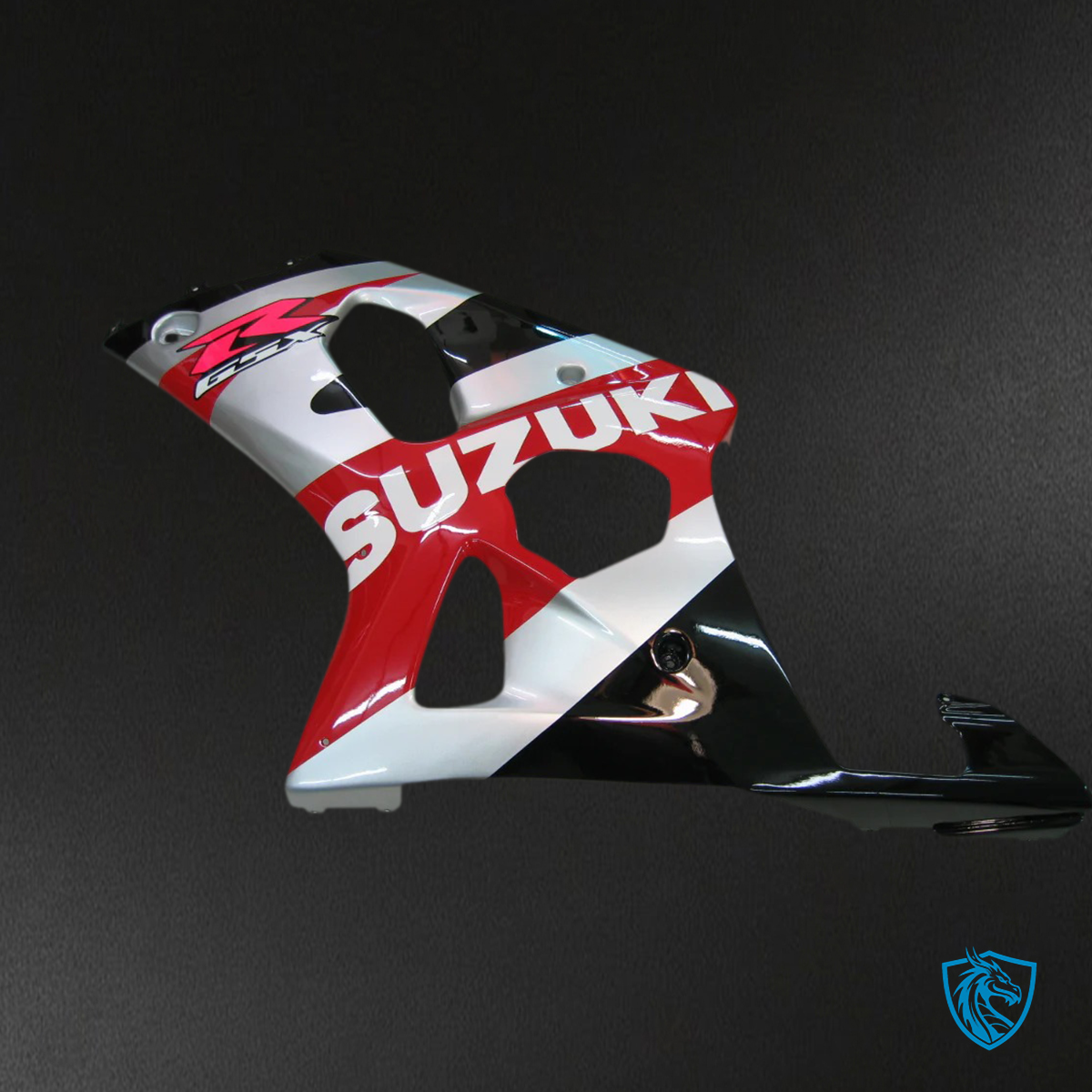 Suzuki GSXR 1000 (2000-2002) Red & Sliver - Fairing Kit