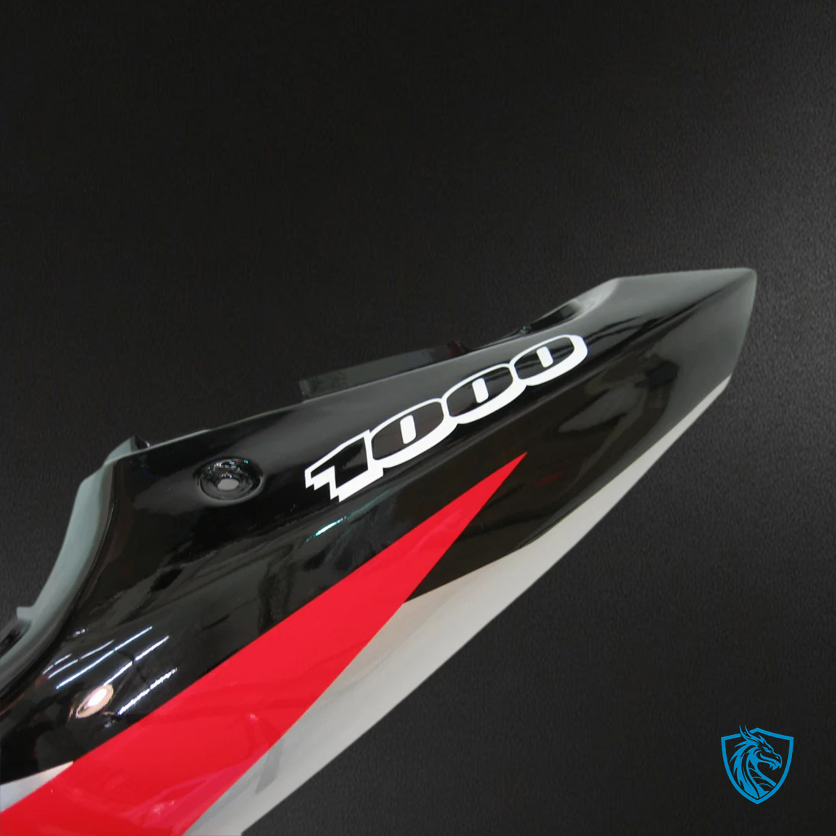 Suzuki GSXR 1000 (2000-2002) Red & Sliver - Fairing Kit