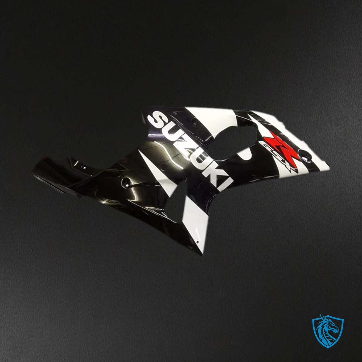 Suzuki GSXR1000 (2000-2002) White & Black - Fairing Kit