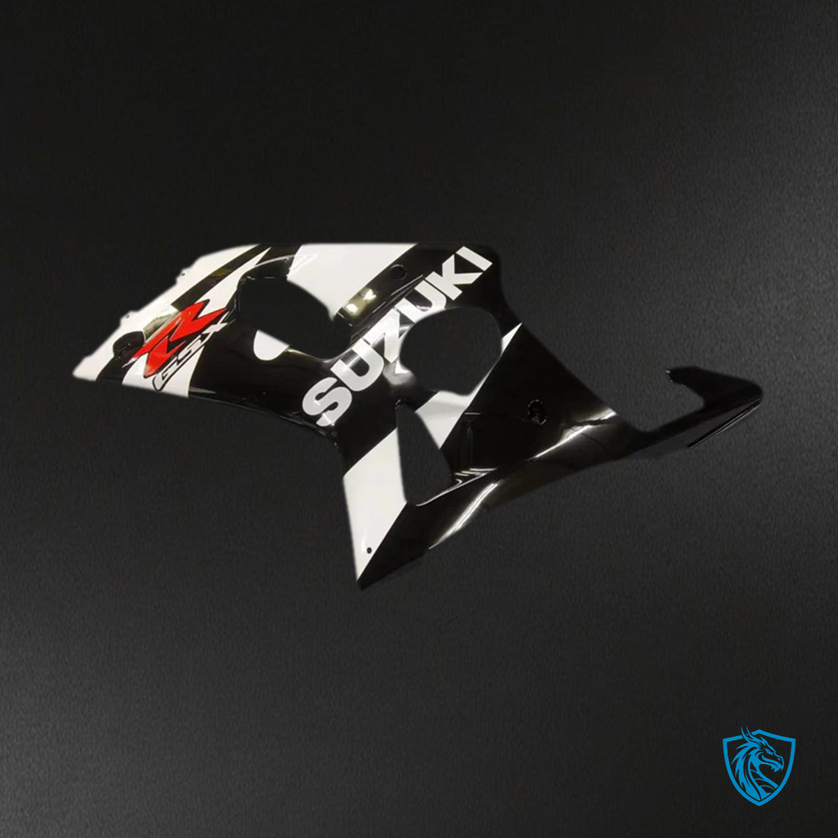 Suzuki GSXR1000 (2000-2002) White & Black - Fairing Kit