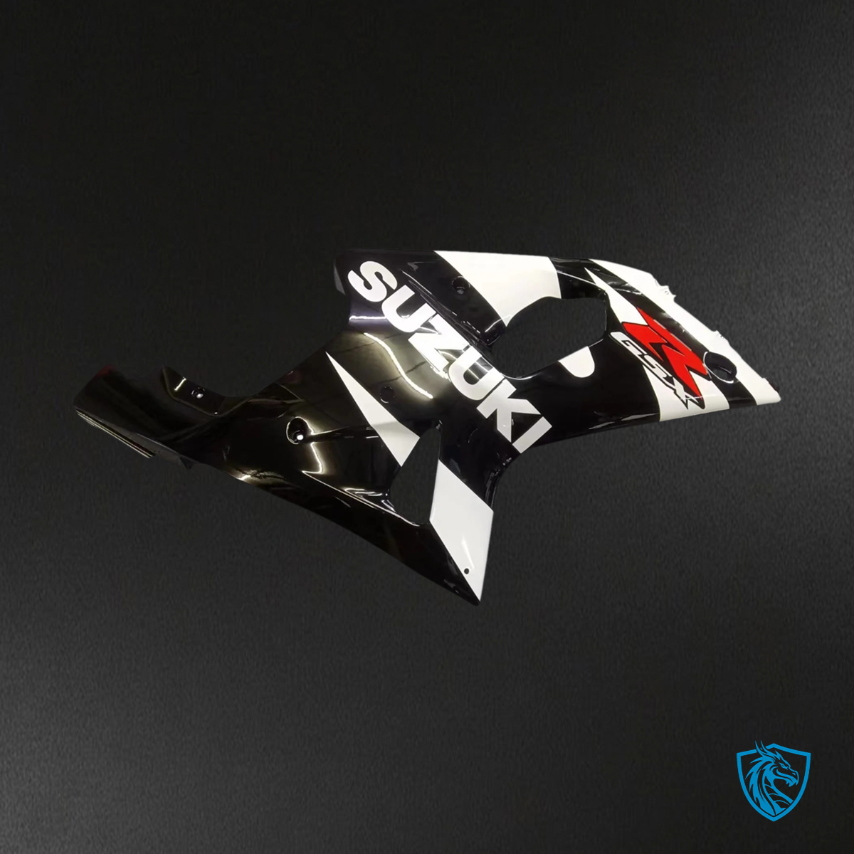 Suzuki GSXR 1000 (2000-2002) White & Black - Fairing Kit