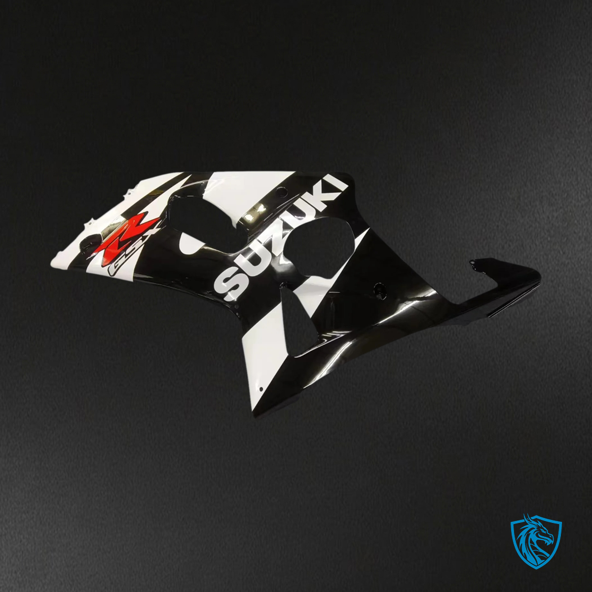Suzuki GSXR 1000 (2000-2002) White & Black - Fairing Kit