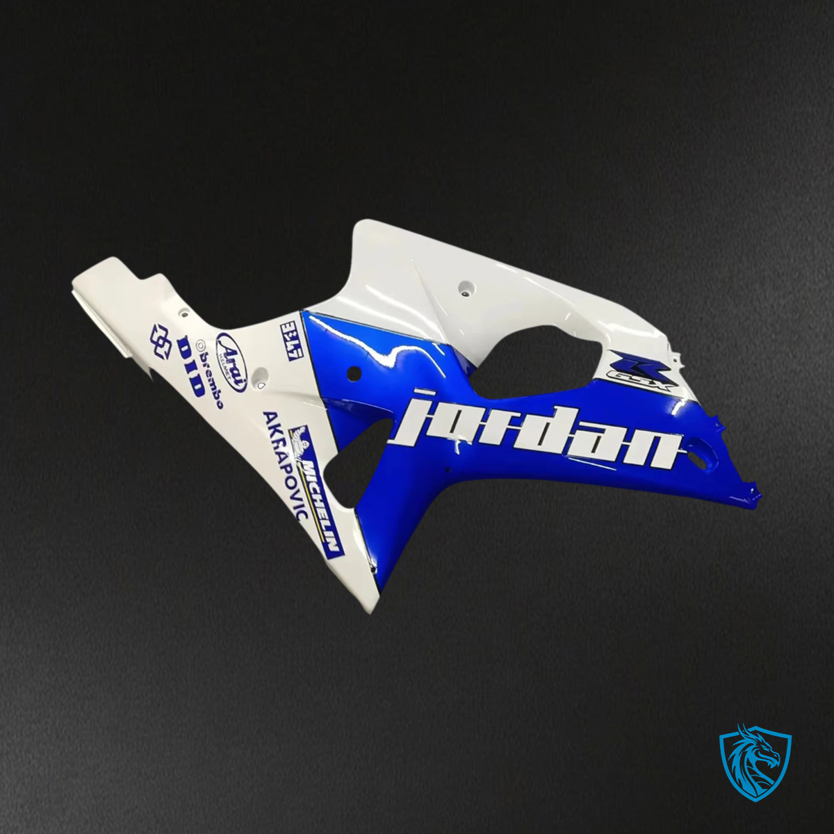 Suzuki GSXR 1000 (2000-2002) White & Blue - Fairing Kit