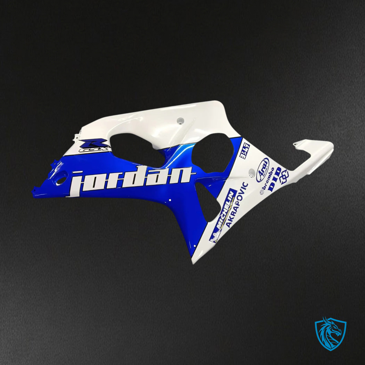 Suzuki GSXR 1000 (2000-2002) White & Blue - Fairing Kit