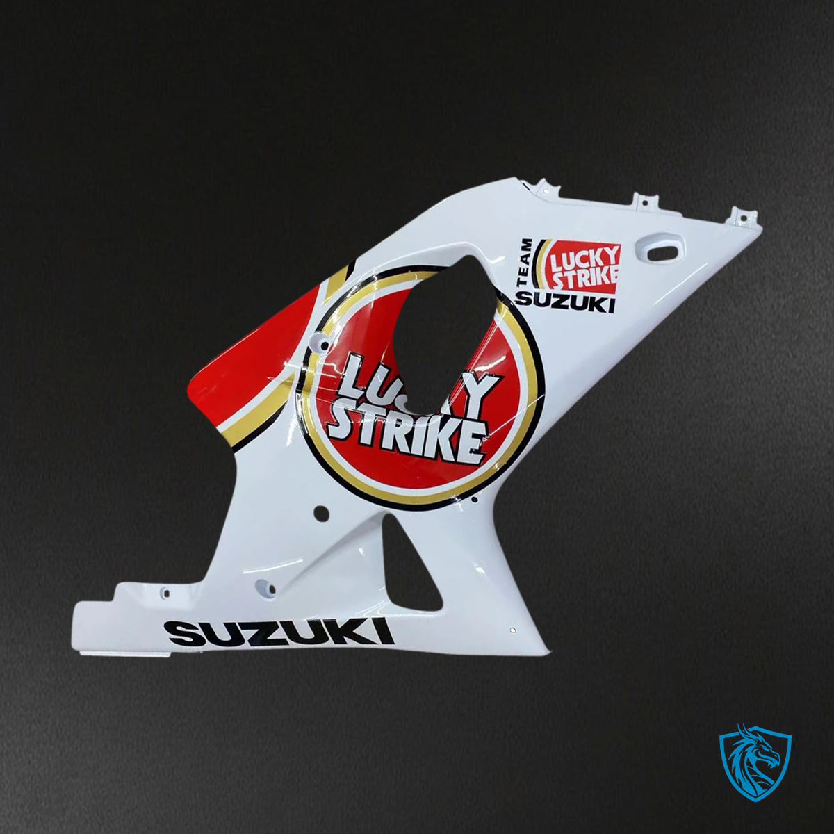Suzuki GSXR 1000 (2000-2002) White & Red - Fairing Kit