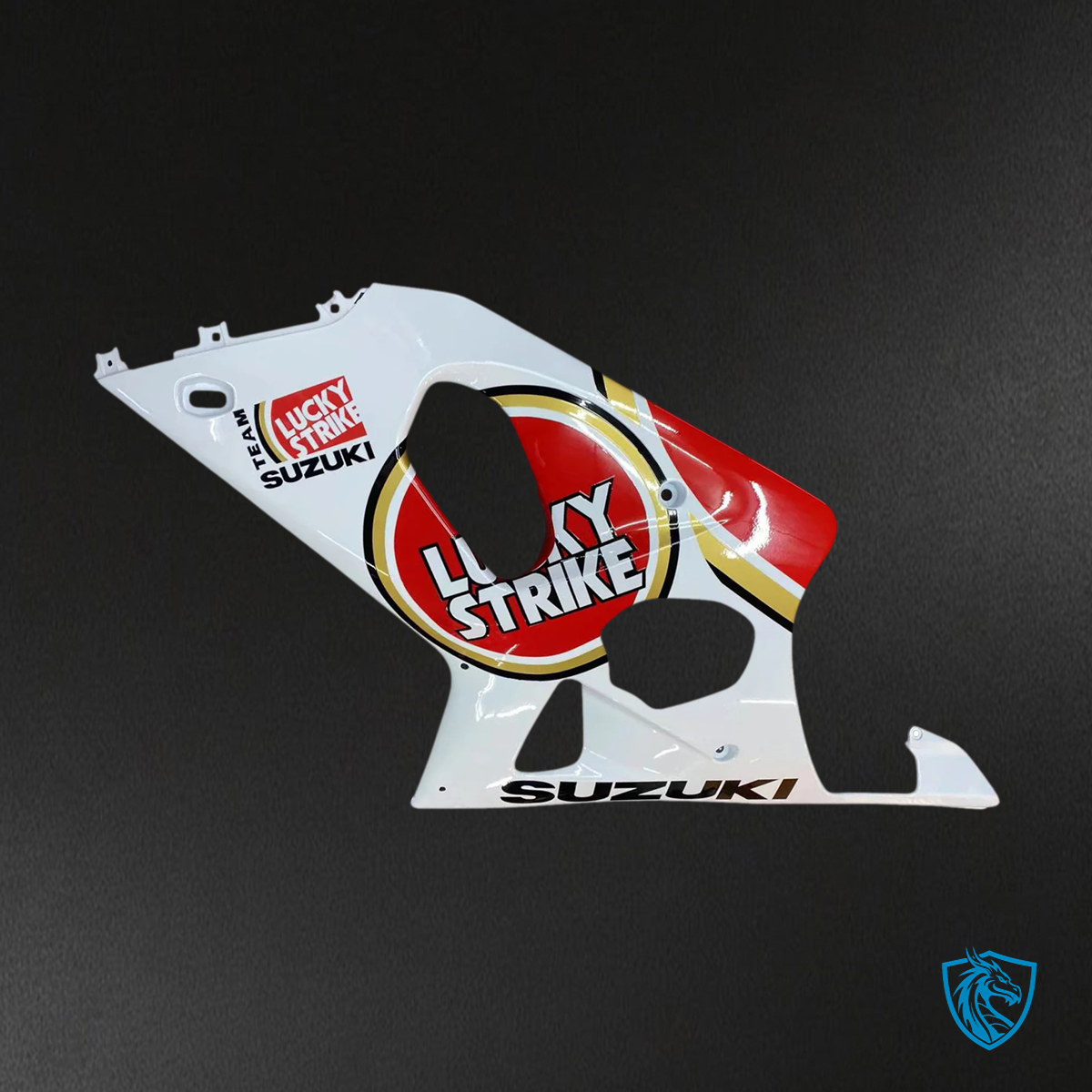 Suzuki GSXR 1000 (2000-2002) White & Red - Fairing Kit