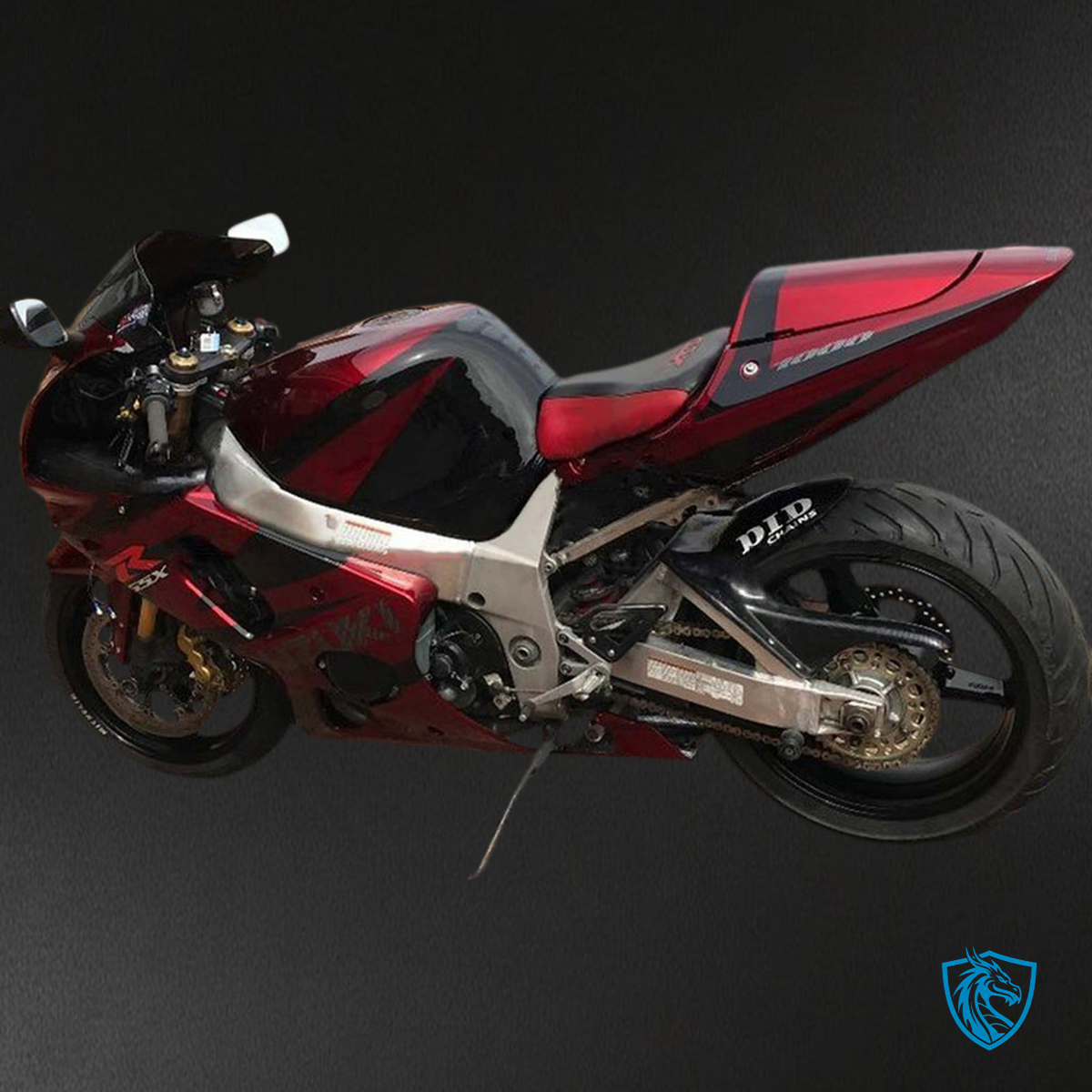Suzuki GSXR1000 (2000-2002) Gloss Red & Black K1 & K2 - Custom ABS Fairing Kit