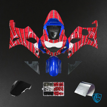 Suzuki GSXR1000 (2000-2002) Spiderman Red & Blue K1 & K2 Fairing Kit | ABS Bodywork