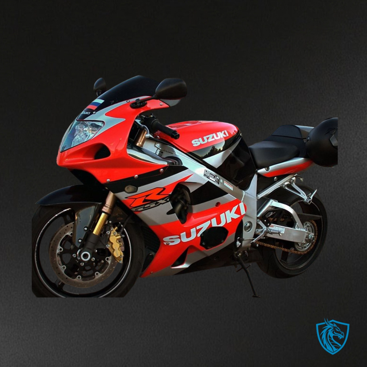 Suzuki GSXR1000 (2001-2002) Red & Silver Fairing Kit | ABS Bodywork