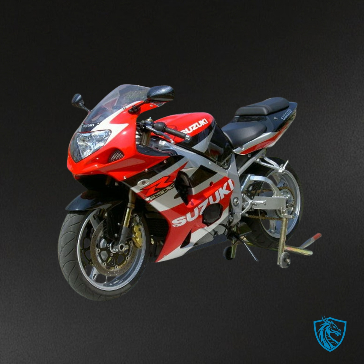 Suzuki GSXR1000 (2001-2002) Red & Silver Fairing Kit | ABS Bodywork