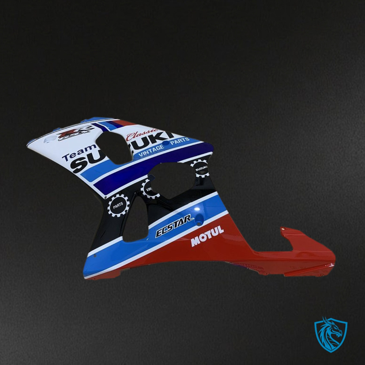 Suzuki GSXR1000 (2001-2002) Blue, White & Red Fairing Kit - Aftermarket ABS Bodywork