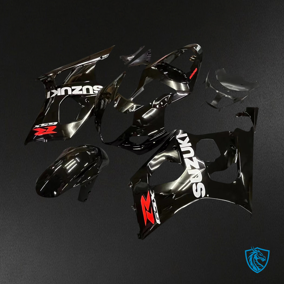 Suzuki GSXR1000 (2003-2004) Black Kit Fairing