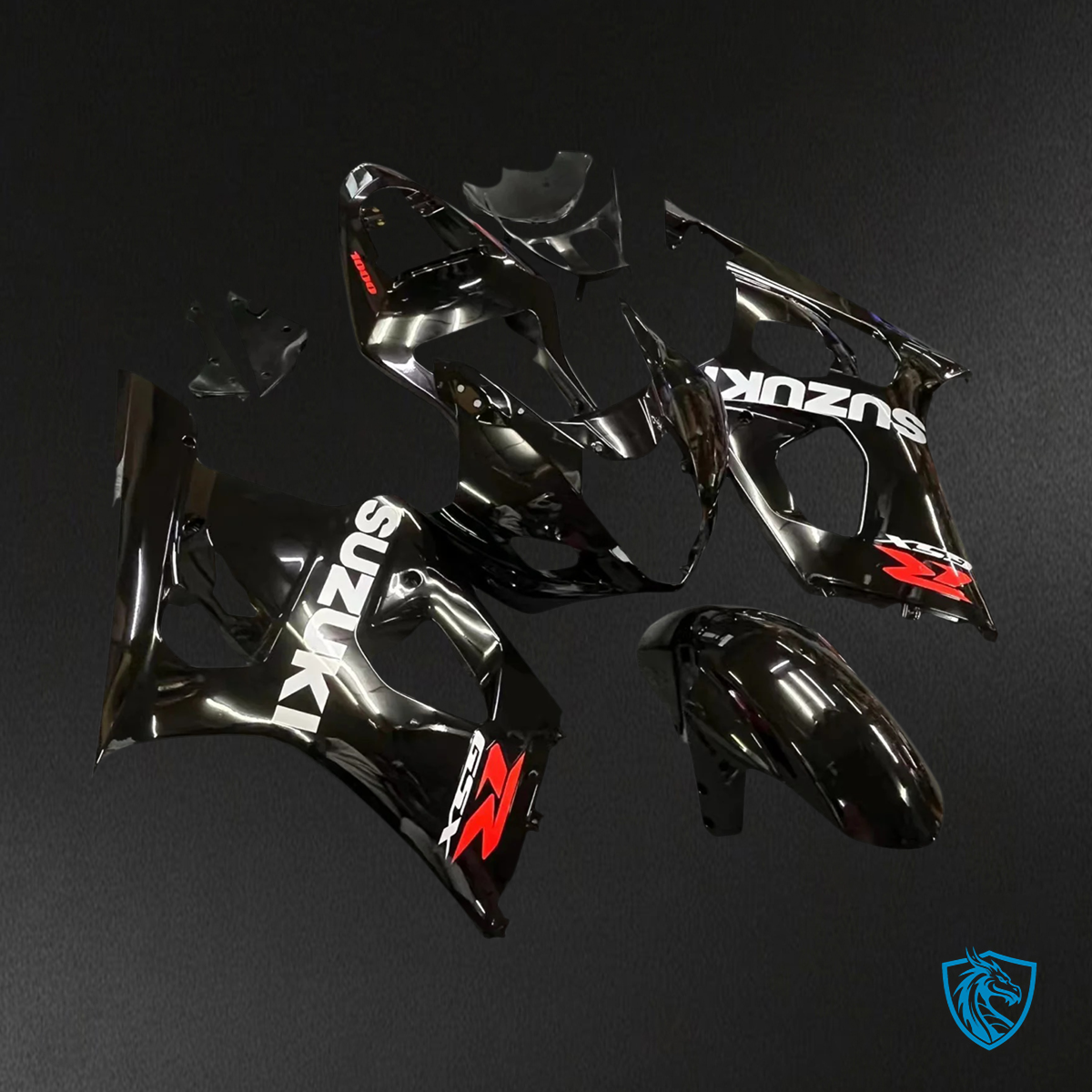 Suzuki GSXR1000 (2003-2004) Black Kit Fairing