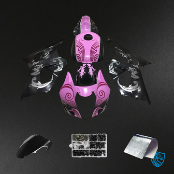 Suzuki GSXR1000 (2003-2004) Black & Pink - Fairing Kit