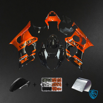 Suzuki GSXR1000 (2003-2004) K3 Orange & Black Motorcycle - MERGEment Motorcycle Fairings Kit