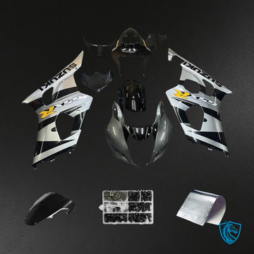 Suzuki GSXR1000 (2003-2004) Black & Gray - Fairing Kit