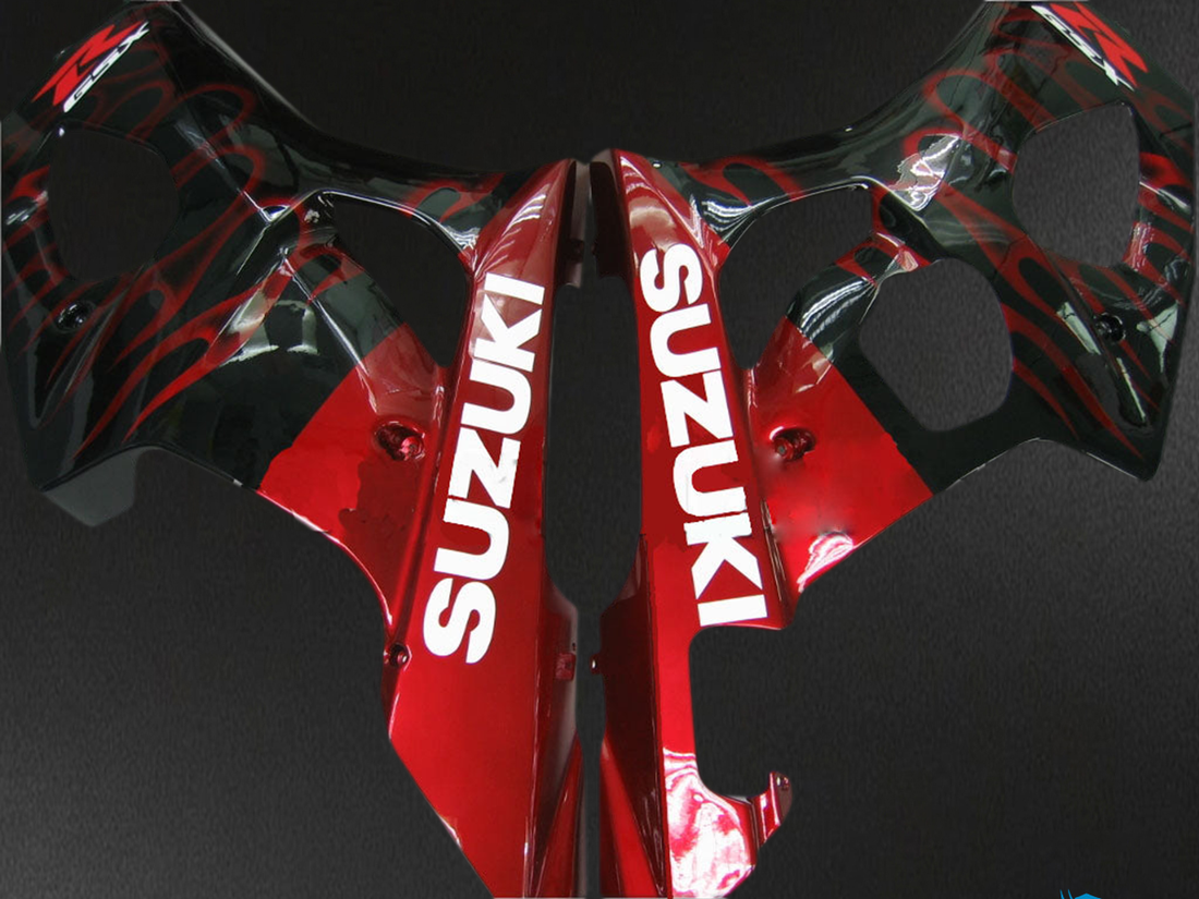 Suzuki GSXR1000 (2003-2004) K3 Red & Black Fairing Kit - Aftermarket ABS Bodywork