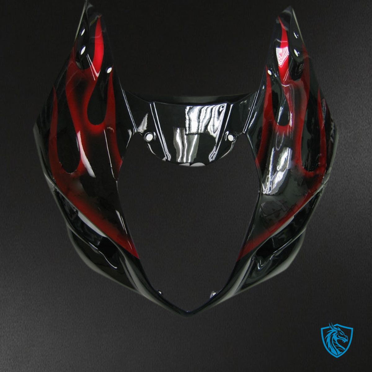 Suzuki GSXR1000 (2003-2004) K3 Red & Black Fairing Kit - Aftermarket ABS Bodywork