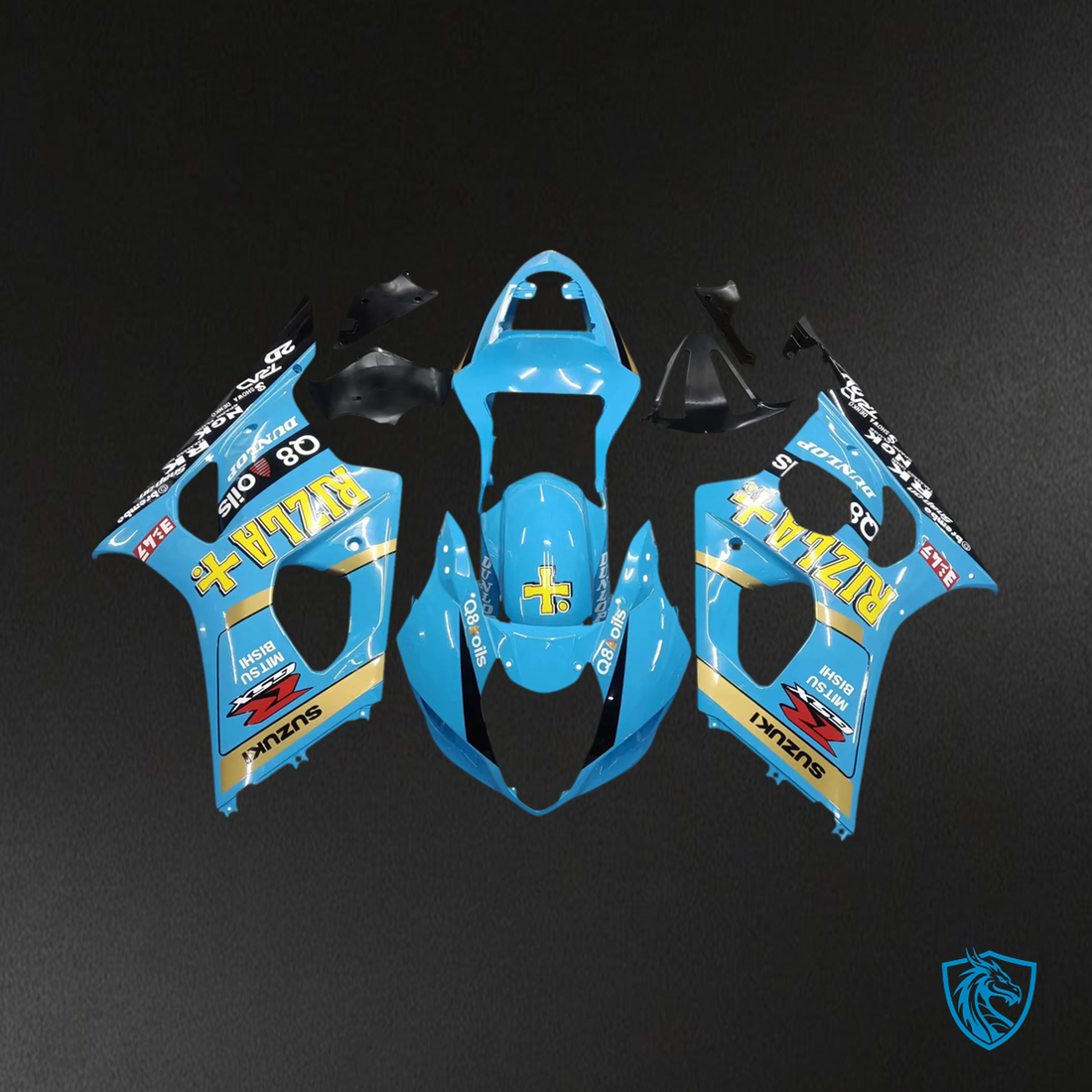 Suzuki GSXR1000 (2003-2004) Multi Blue - Fairing Kit