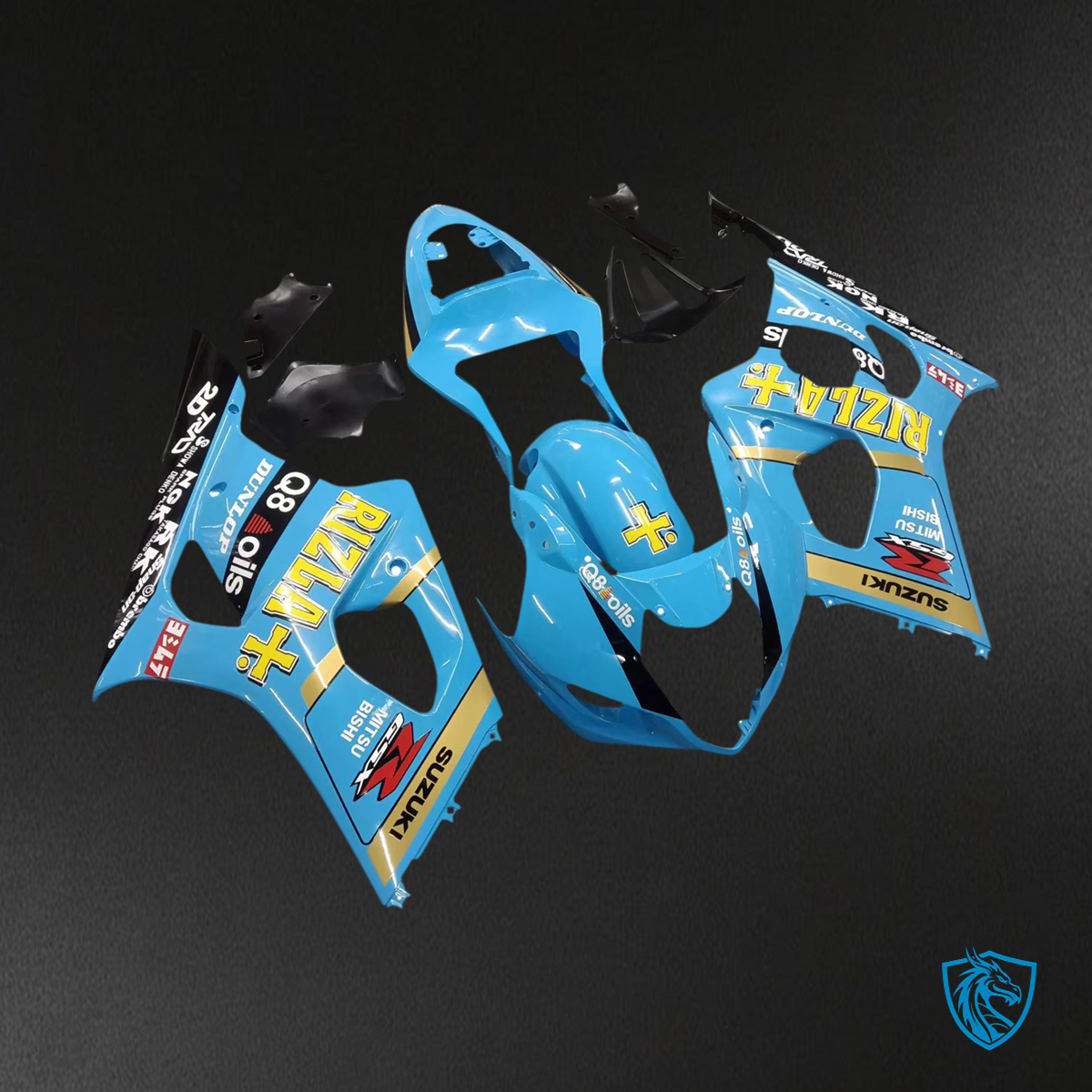 Suzuki GSXR1000 (2003-2004) Multi Blue - Fairing Kit