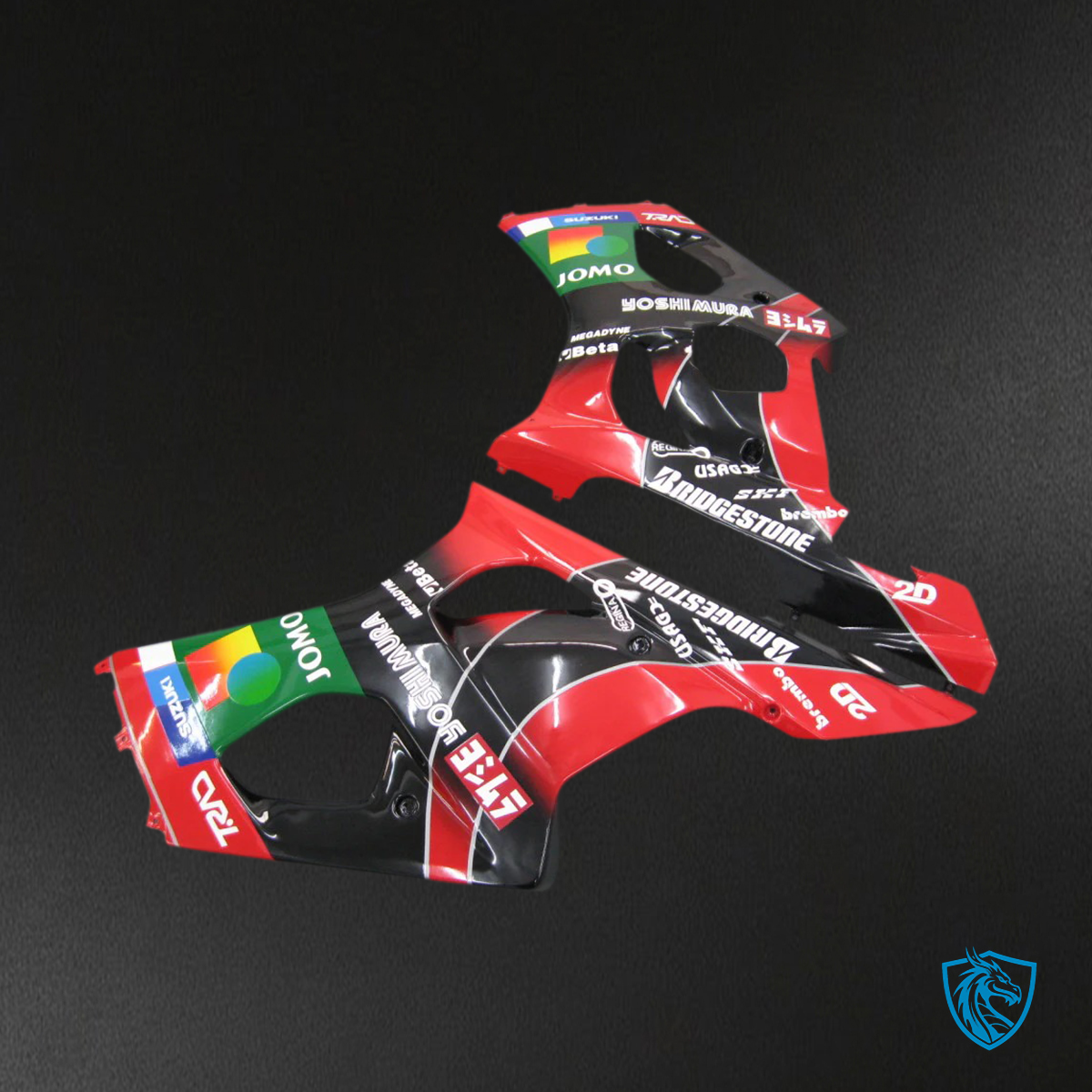 Suzuki GSXR1000 (2003-2004) Multi Red & Black - Fairing Kit