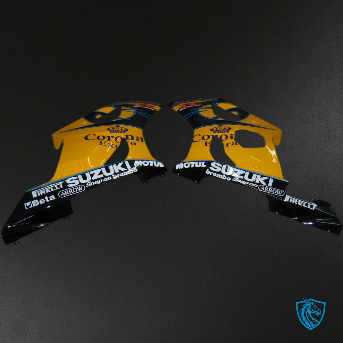 Suzuki GSXR1000 (2003-2004) Multi Yellow - Fairing Kit