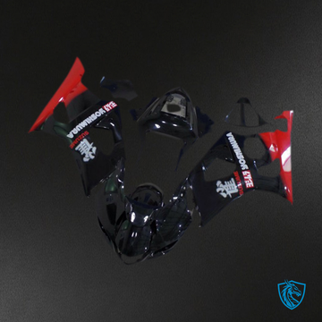 Suzuki GSXR 1000 (2003-2004) Red & Black - MERGEment Motorcycle Fairings Kit