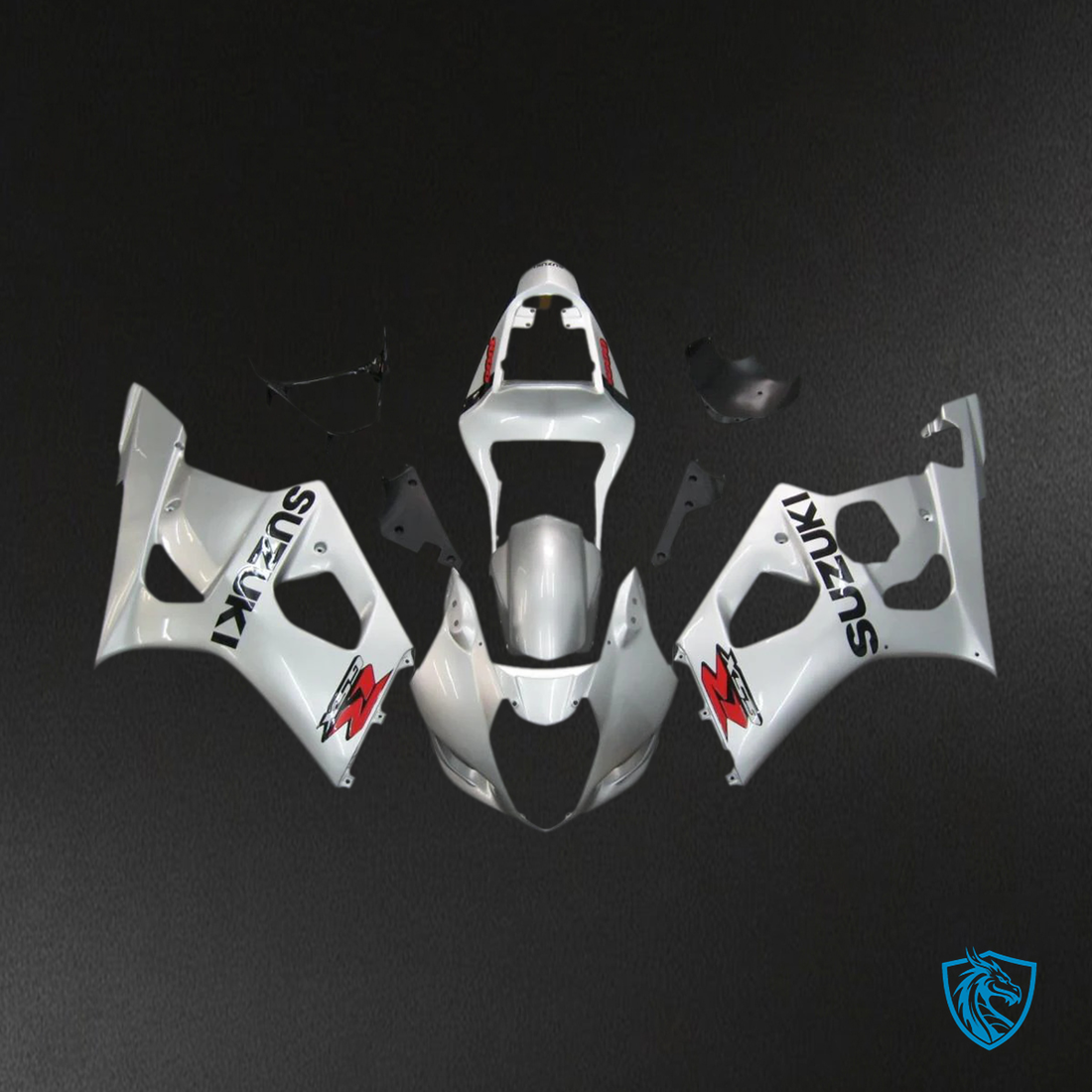 Suzuki GSXR1000 (2003-2004) Silver - Fairing Kit