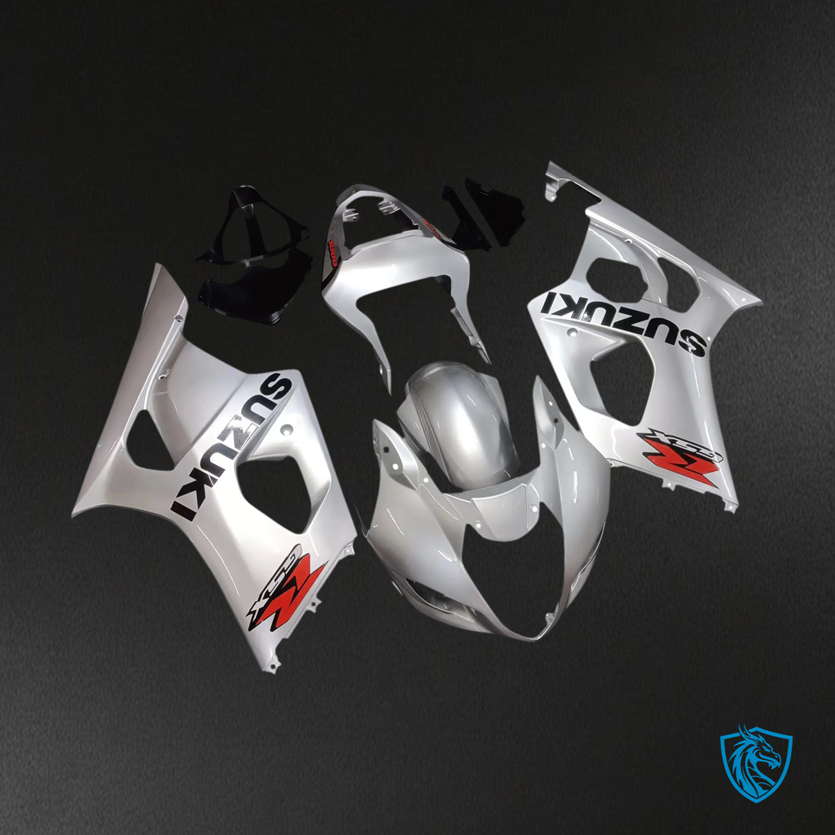 Suzuki GSXR1000 (2003-2004) Silver - Fairing Kit