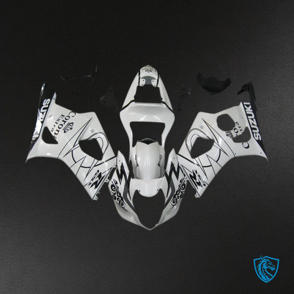 Suzuki GSXR1000 (2003-2004) White - Fairing Kit