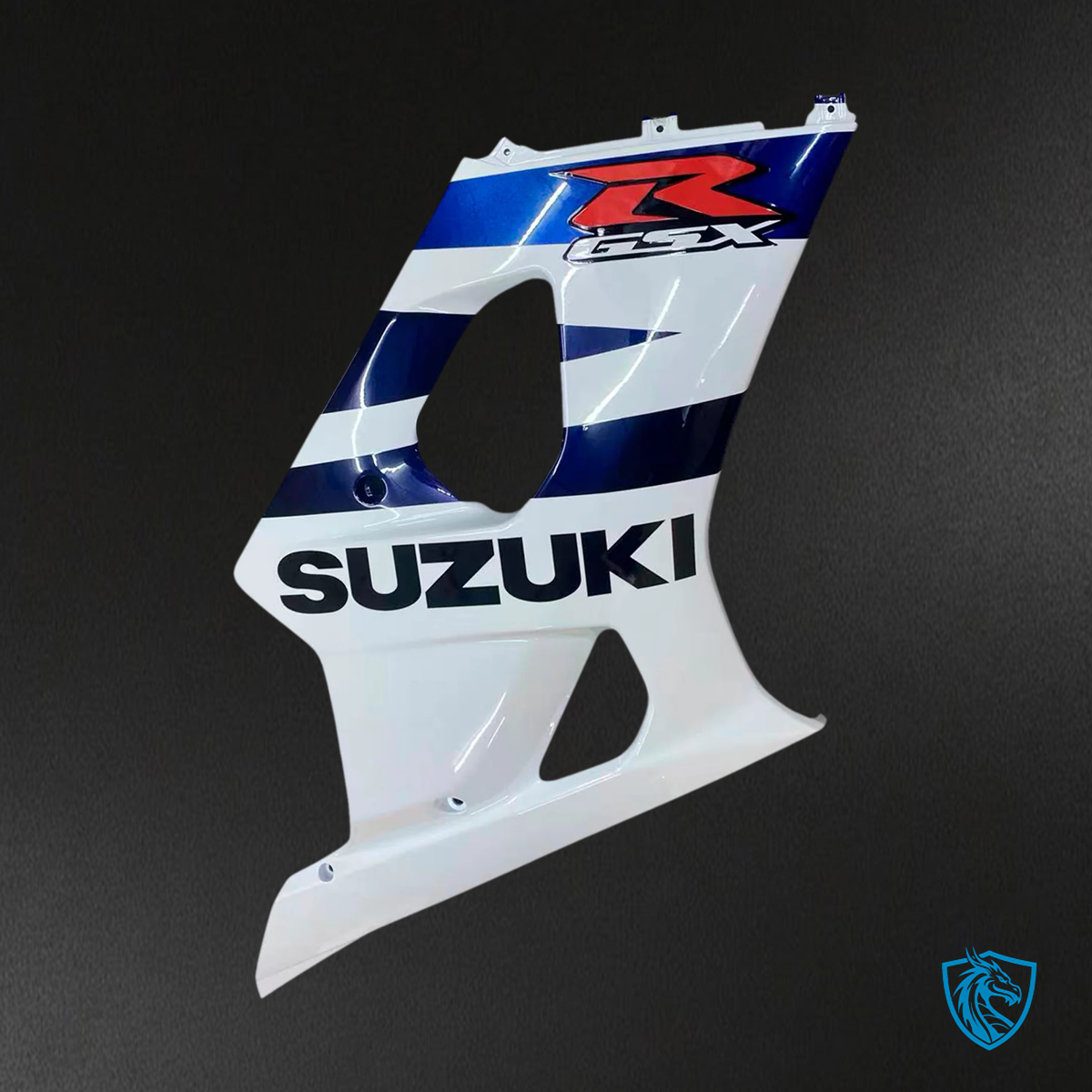 Suzuki GSXR1000 (2003-2004) White & Dark Blue - Fairing Kit