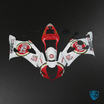 Suzuki GSXR1000 (2003-2004) White & Red - Fairing Kit