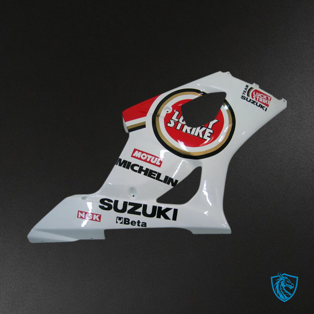 Suzuki GSXR1000 (2003-2004) White & Red - Fairing Kit