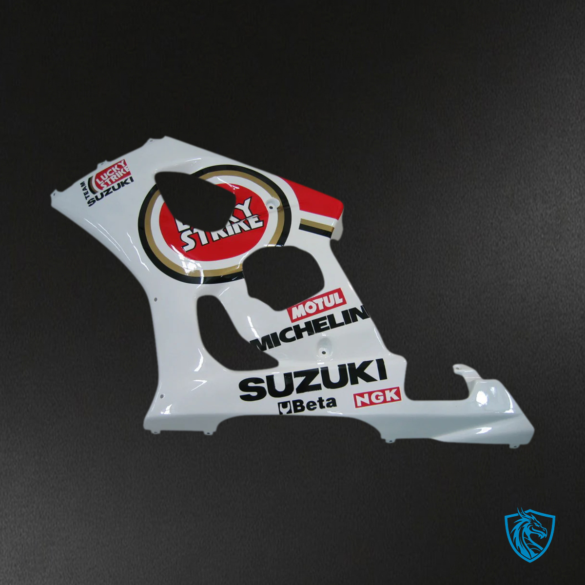 Suzuki GSXR1000 (2003-2004) White & Red - Fairing Kit