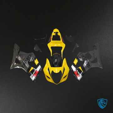 Suzuki GSXR1000 (2003-2004) Yellow & Black - Fairing Kit