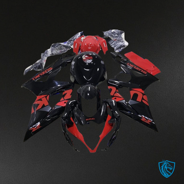 Suzuki GSXR1000 (2005-2006) Black & Red - Custom ABS Fairing Kit
