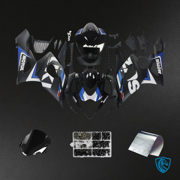 Suzuki GSXR1000 (2005-2006) Black & Blue - Fairing Kit