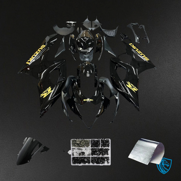 Suzuki GSXR1000 (2005-2006) Black & Gold - Fairing Kit