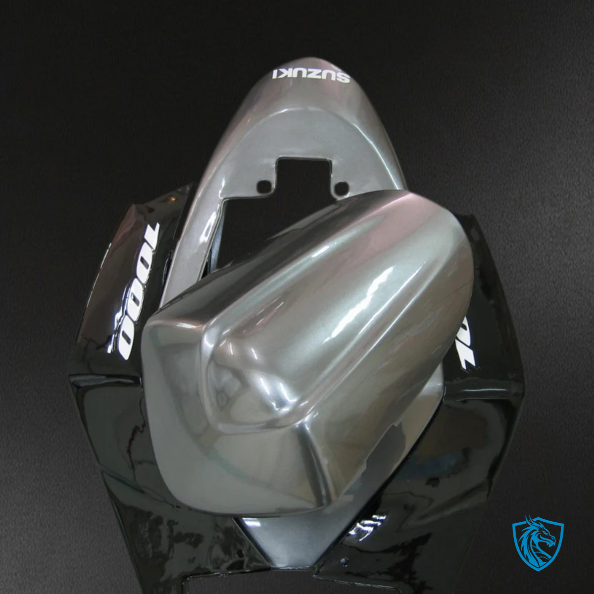 Suzuki GSXR1000 (2005-2006) Silver & Black - Fairing Kit