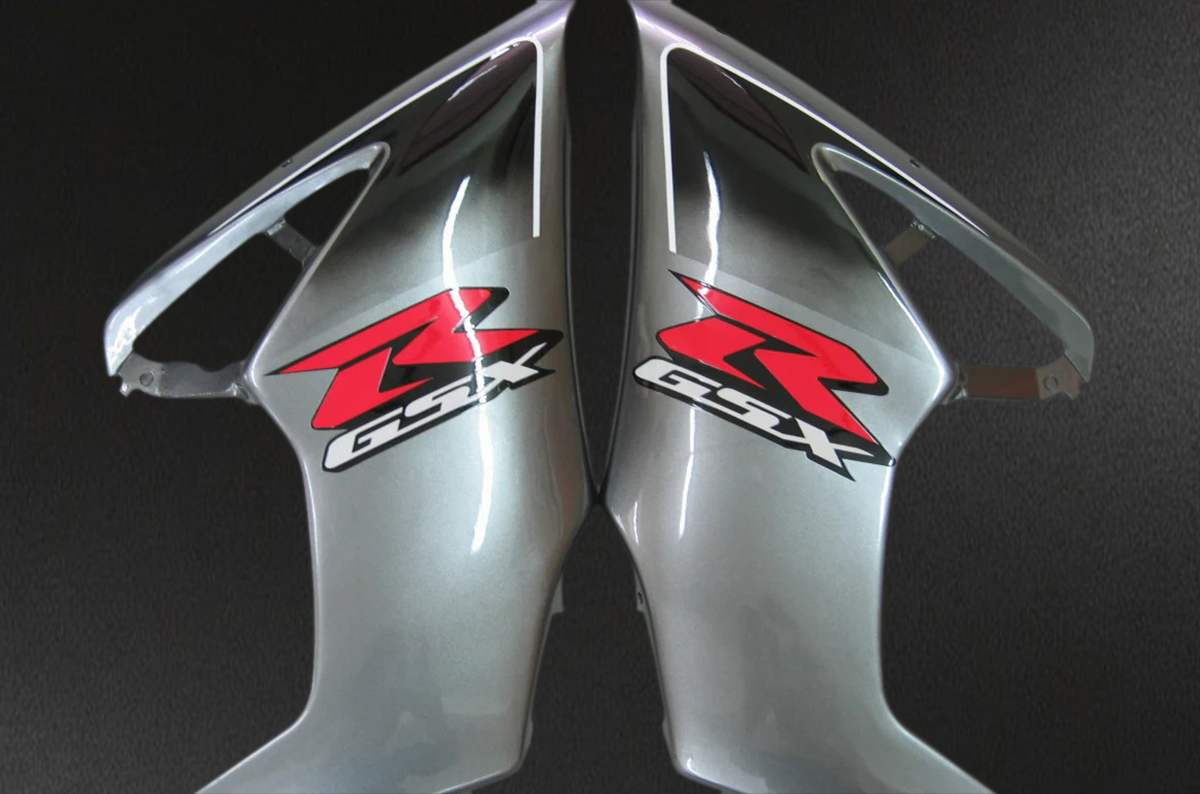 Suzuki GSXR1000 (2005-2006) Silver & Black - Fairing Kit
