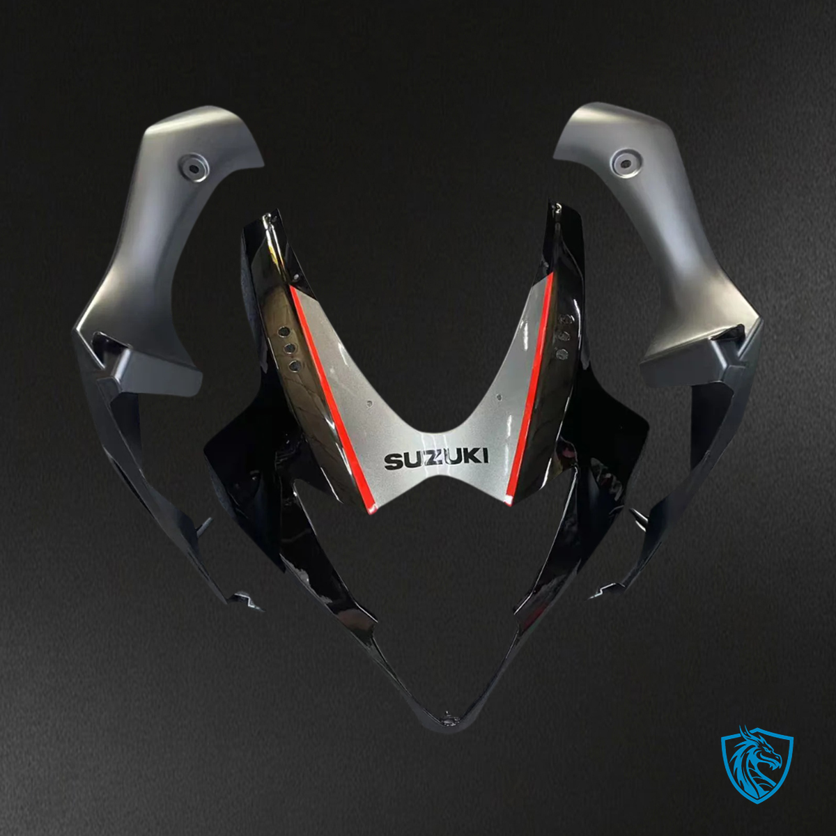 Suzuki GSXR1000 (2005-2006) Black & Gray - Fairing Kit