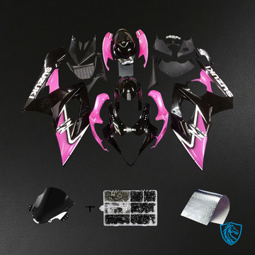 Suzuki GSXR1000 (2005-2006) Black & Pink - Fairing Kit